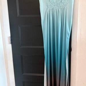 White House Black Market Light Blue Dress